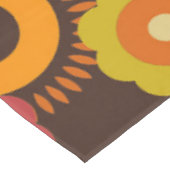 Disco 70s 60s Retro Flowers Pop Culture Tafelkleed (Gekanteld)