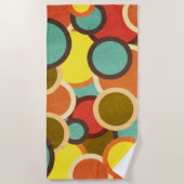 Disco 70s 60s Retro Mod Pop Culture Strandlaken (Voorkant)