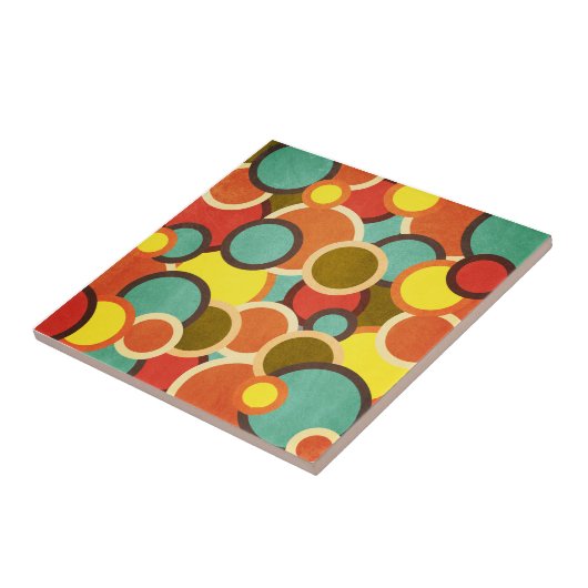 Disco 70s 60s Retro Mod Pop Culture Tegeltje (Zijkant)