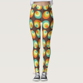 Disco 70s 60s Retro Pop Culture Leggings (Voorkant)