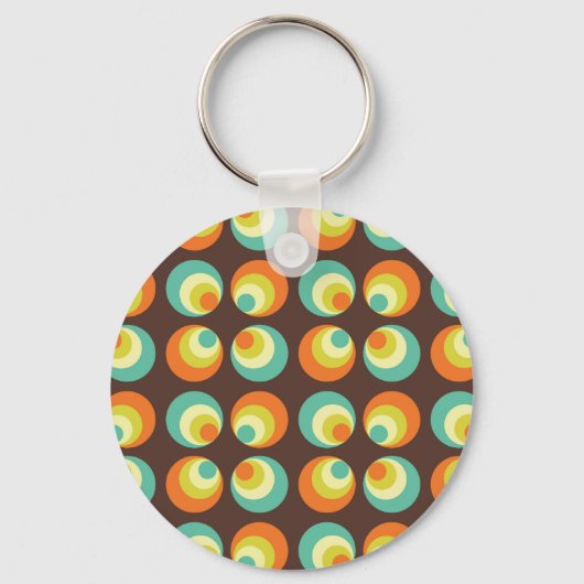 Disco 70s 60s Retro Pop Culture Sleutelhanger (Voorkant)