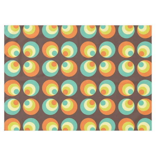 Disco 70s 60s Retro Pop Culture Tafelkleed (Voorkant (Horizontaal))