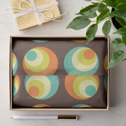 Disco 70s 60s Retro Pop Culture Tissuepapier (Geschenk)