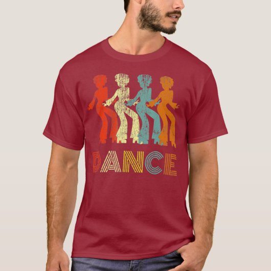 Disco 70s Dance Music Retro Disco T-shirt (Voorkant)
