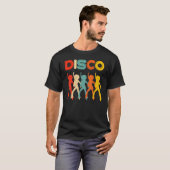 Disco 70s Disco Thed  Retro Dancing T-shirt (Voorkant volledig)