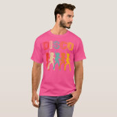 Disco 70S Disco Thema Dansen T-shirt (Voorkant volledig)