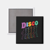 Disco 70s Disco thema  retro dansen 1970' Magneet (Voorkant / Achterkant)