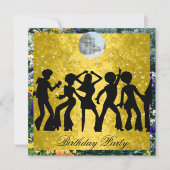 Disco 70's Verjaardagsfeest Retro 2 Kaart (Voorkant)