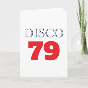 Disco 79 Pop Art Muziek Entertainment Retro Kaart