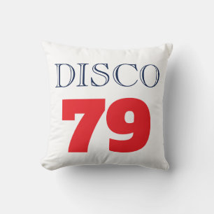 Disco 79 Pop Art Muziek Entertainment Retro Kussen