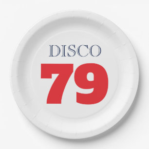 Disco 79 Pop Art Muziek Entertainment Retro Papieren Bordje