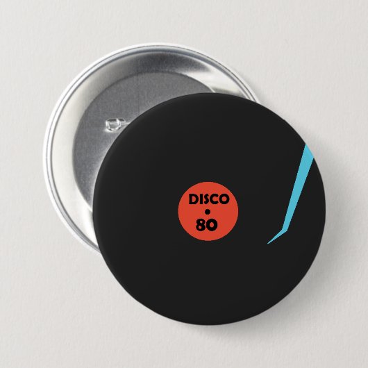 Disco 80 Dance Button (Voorkant /achterkant)