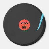 Disco 80 Record Magnet - Dance Party (Voorkant)