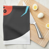 Disco 80 - Retro Party - White Theedoek (Quarter Fold)
