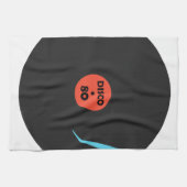 Disco 80 - Retro Party - White Theedoek (Horizontaal)