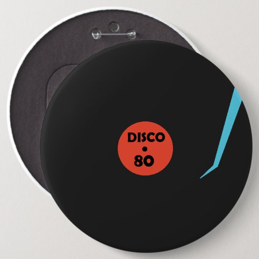 Disco 80 ronde button 6,0 cm (Voorkant /achterkant)