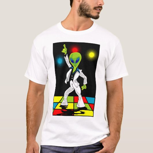Disco Alien T-shirt (Voorkant)