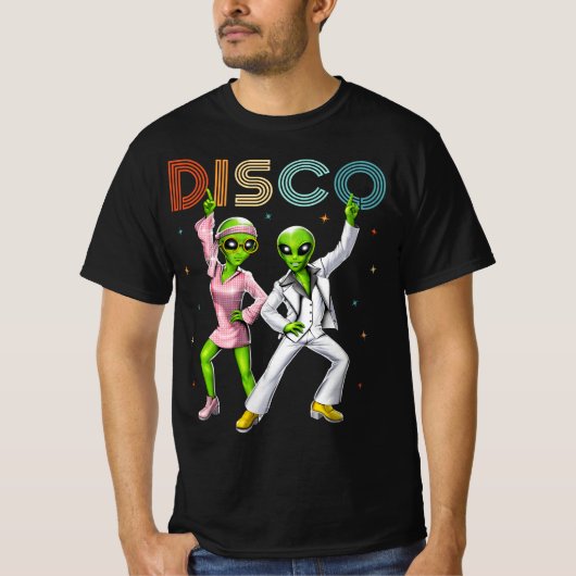 Disco Aliens T-shirt (Voorkant)