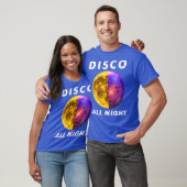 Disco All Night Mirror bal Retro voor T-shirt (Unisex)