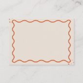 Disco Baby Groovy Baby shower Luier Raffle Informatiekaartje (Achterkant)