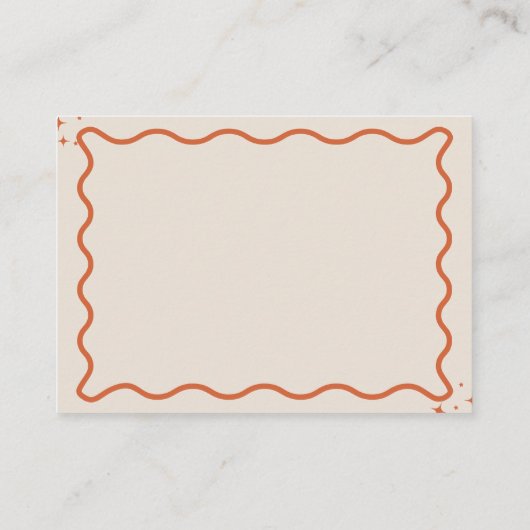 Disco Baby Groovy Baby shower Luier Raffle Informatiekaartje (Achterkant)