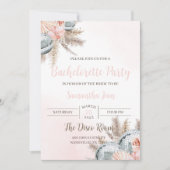 Disco Bachelorette Invitation Boho Disco Theme Kaart (Voorkant)