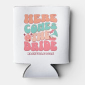 Disco Bachelorette Party Retro 80's 70's Groovy Blikjeskoeler (Voorkant)