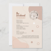 Disco Bachelorette Party Retro Weekend Itinerary Kaart (Achterkant)