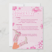 Disco Bachelorette Weekend Uitnodiging (Achterkant)