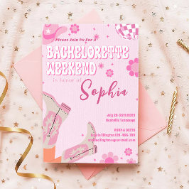 Disco Bachelorette Weekend Uitnodiging