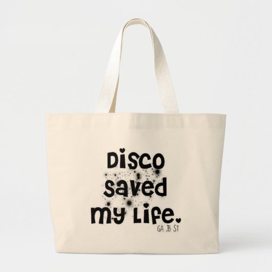 Disco Bag Grote Tote Bag (Voorkant)