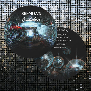 Disco bal afstuderen kaart