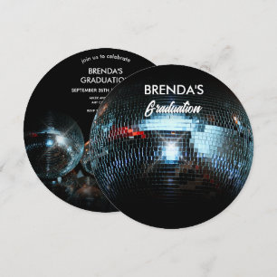 Disco bal afstuderen kaart