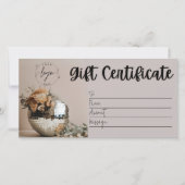 Disco Bal | Bloemen | Cadeaubon  (Voorkant)