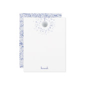 Disco Bal Dans Notitiekaartje (Voorkant / Achterkant in situ)