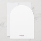 Disco Bal Dinner Oranje Uitnodiging (Achterkant)