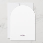 Disco Bal Dinner Uitnodiging Teal (Achterkant)