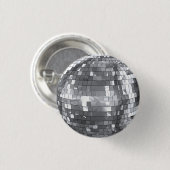 Disco Bal Feest Afscheid Feest Verjaardag Pret Ronde Button 3,2 Cm (Voorkant /achterkant)