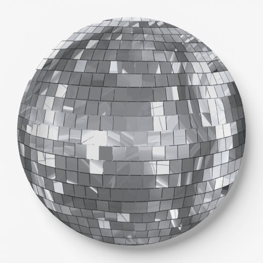 Disco Bal Feest Bruidsfeest Verjaardag Pret Papieren Bordje (Voorkant)