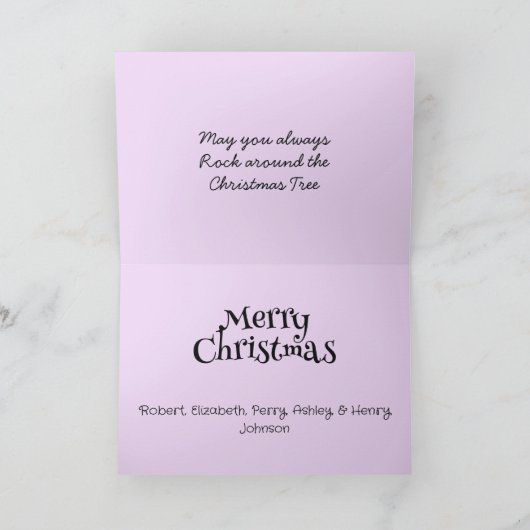 Disco Bal Feestdagen Kaart (Binnen)