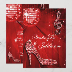 Disco Bal & Glitter Hakken Pensioen Kaart