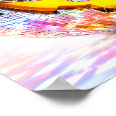 Disco Bal Glitter Pompoen Poster (Hoek)