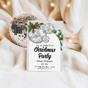 Disco Bal Kerstfeest Kaart