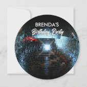 Disco bal Licht Feest  Kaart (Voorkant)