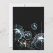 Disco bal Lichten Feest  Kaart (Achterkant)