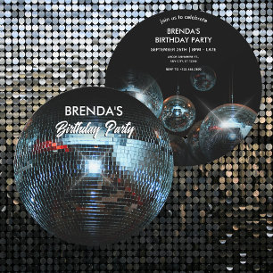 Disco bal Lichten Feestje Kaart