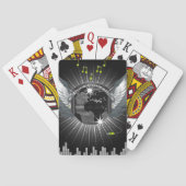 Disco Bal Met Vleugels Pokerkaarten (Achterkant)