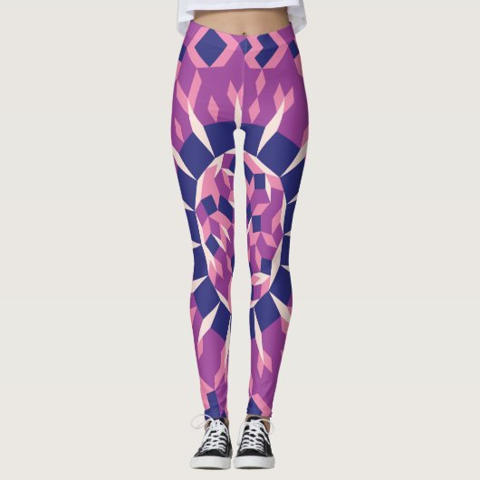 Disco Bal Patroon Leggings (Voorkant)
