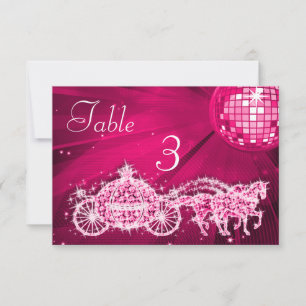 Disco Bal, Prinses Koets & Paarden Dubbelzijdig Kaart
