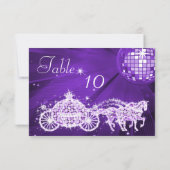Disco Bal, Prinses Koets & Paarden Dubbelzijdig Kaart (Achterkant)